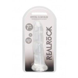 Dildo ventosa e sfere trasparente 17 cm Dildo ventosa e sfere trasparente 17 cm