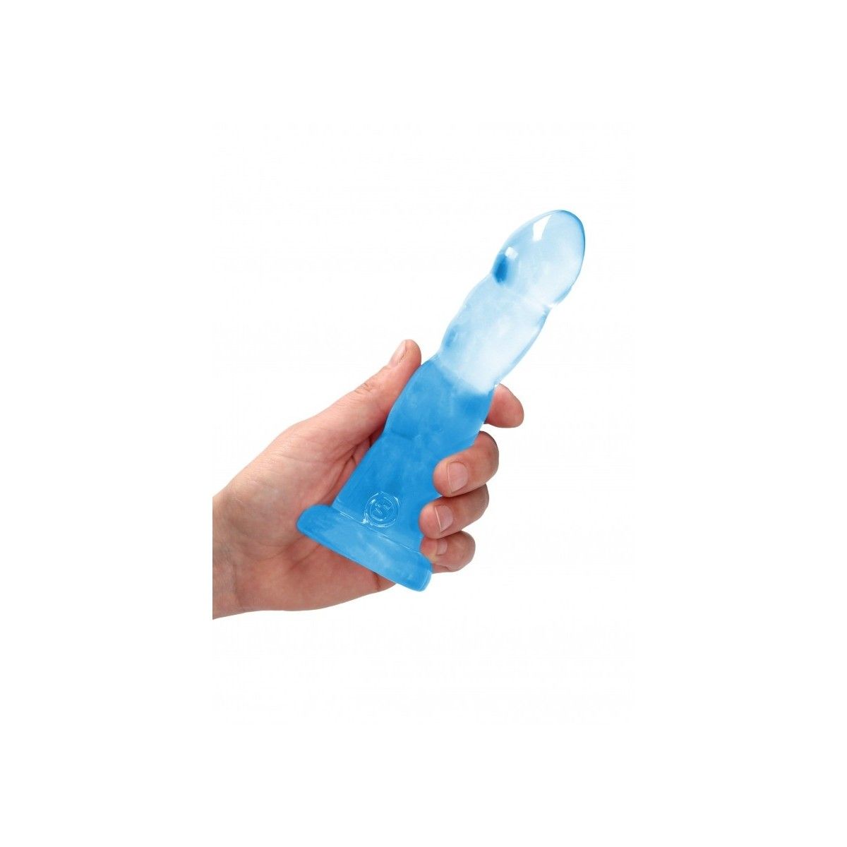 Dildo blu con ventosa Non Realistic Dildo Suction Cup -17 cm