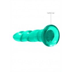 Dildo ventosa e sfere verde trasparente 17 cm Dildo ventosa e sfere verde trasparente 17 cm