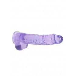 Dildo realistico viola trasparente 25 cm Dildo realistico viola trasparente 25 cm