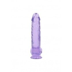 Dildo maxi realistico viola trasparente 25 cm Dildo maxi realistico viola trasparente 25 cm