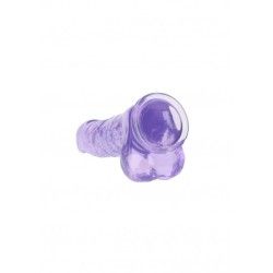 Dildo maxi realistico viola trasparente 25 cm Dildo maxi realistico viola trasparente 25 cm