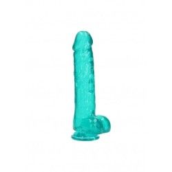Dildo Maxi turchese trasparente 28 cm Dildo Maxi turchese trasparente 28 cm
