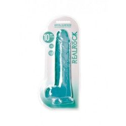 Dildo Maxi turchese trasparente 28 cm Dildo Maxi turchese trasparente 28 cm