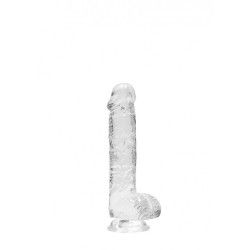 Dildo realistico trasparente 17 cm Dildo realistico trasparente 17 cm