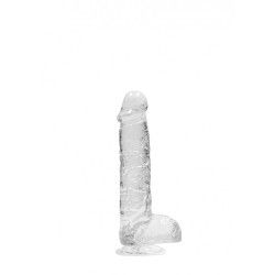 Dildo realistico trasparente 17 cm Dildo realistico trasparente 17 cm