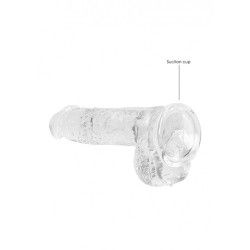 Dildo realistico trasparente 17 cm Dildo realistico trasparente 17 cm