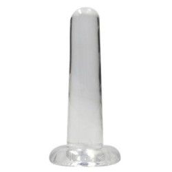 Dildo dritto ventosa trasparente 13,5 cm Dildo dritto ventosa trasparente 13,5 cm