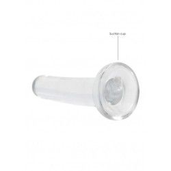 Dildo dritto ventosa trasparente 13,5 cm Dildo dritto ventosa trasparente 13,5 cm