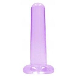 Dildo dritto ventosa viola trasparente 13,5cm Dildo dritto ventosa viola trasparente 13,5cm