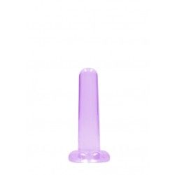 Dildo dritto ventosa viola trasparente 13,5cm Dildo dritto ventosa viola trasparente 13,5cm