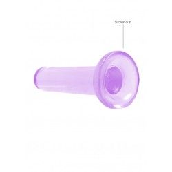 Dildo dritto ventosa viola trasparente 13,5cm Dildo dritto ventosa viola trasparente 13,5cm
