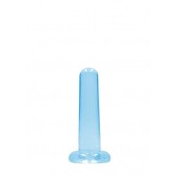 Dildo dritto ventosa blu trasparente 13,5cm Dildo dritto ventosa blu trasparente 13,5cm