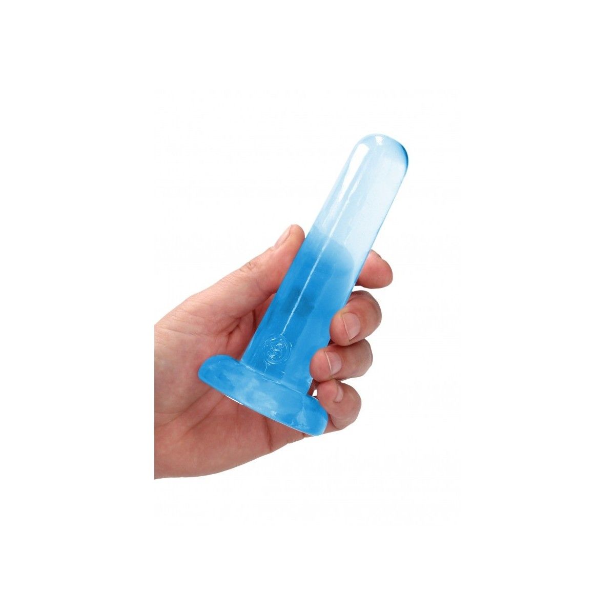 Dildo blu con ventosa Non Realistic Dildo Suction Cup -13,5 cm