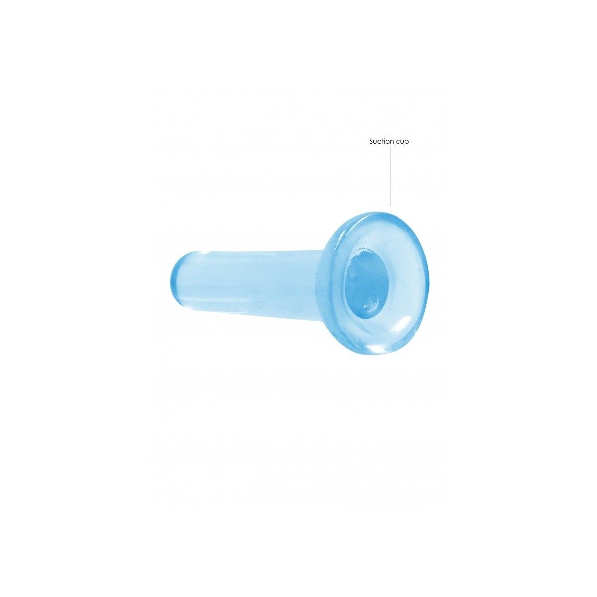 Dildo blu con ventosa Non Realistic Dildo Suction Cup -13,5 cm