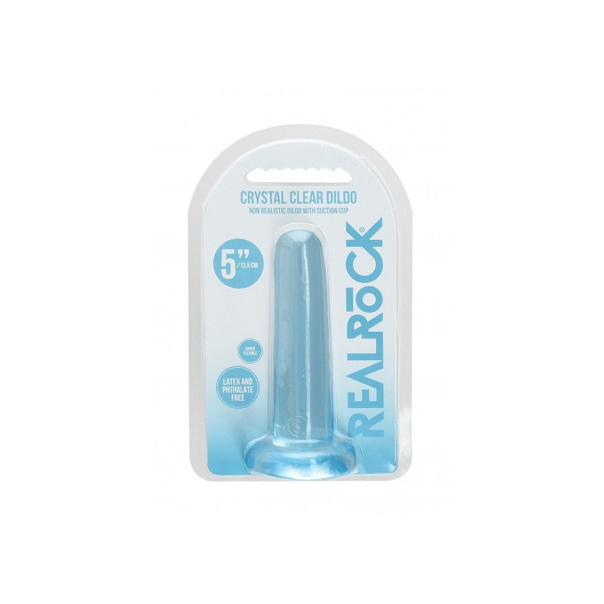 Dildo blu con ventosa Non Realistic Dildo Suction Cup -13,5 cm