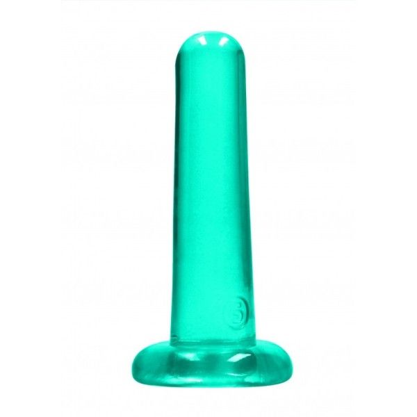 Dildo dritto ventosa verde trasparente 13,5cm