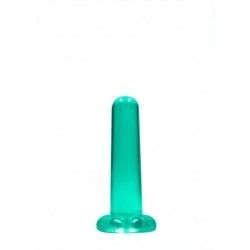 Dildo dritto ventosa verde trasparente 13,5cm Dildo dritto ventosa verde trasparente 13,5cm