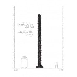 Dildo anale Textured Snake 52 cm nero Dildo anale Textured Snake 52 cm nero