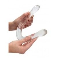 Dildo doppio snake 43 cm trasparente