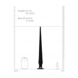 Dildo Anale a punta Spike 42 cm nero Dildo Anale a punta Spike 42 cm nero