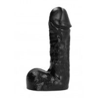 Dildo realistico nero 19,5 cm All Black
