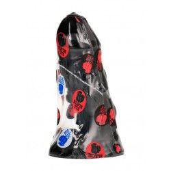 Fallo realistico e testicoli 18 cm All Black Fallo realistico e testicoli 18 cm All Black