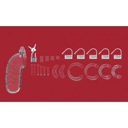 Gabbia Pene 14 cm mod 05 trasparente Gabbia Pene 14 cm mod 05 trasparente