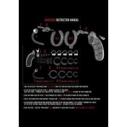 Gabbia pene con plug anale trasparente Gabbia pene con plug anale trasparente