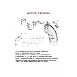 Gabbia Pene 14 cm mod 06 trasparente Gabbia Pene 14 cm mod 06 trasparente