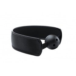 Ball Gag traspirante cinghia pelle larga Ball Gag traspirante cinghia pelle larga