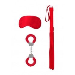 Kit mini BDSM 3 pz principianti rosso Ouch! Kit mini BDSM 3 pz principianti rosso Ouch!