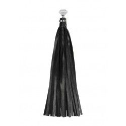 Frustino BDSM con strass ecopelle nero Frustino BDSM con strass ecopelle nero