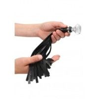 Frustino BDSM con strass ecopelle nero