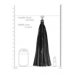 Frustino BDSM con strass ecopelle nero Frustino BDSM con strass ecopelle nero