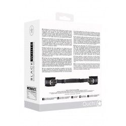 Manette erotiche regolabili con maniglia nere Manette erotiche regolabili con maniglia nere