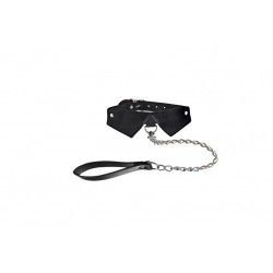 Collare con guinzaglio Exclusive nero Collare con guinzaglio Exclusive nero
