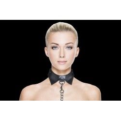 Collare con guinzaglio Exclusive nero Collare con guinzaglio Exclusive nero