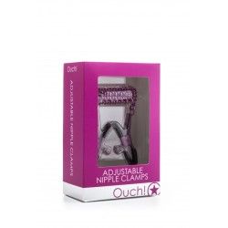 Pinze capezzoli regolabili con catena rosa Pinze capezzoli regolabili con catena rosa