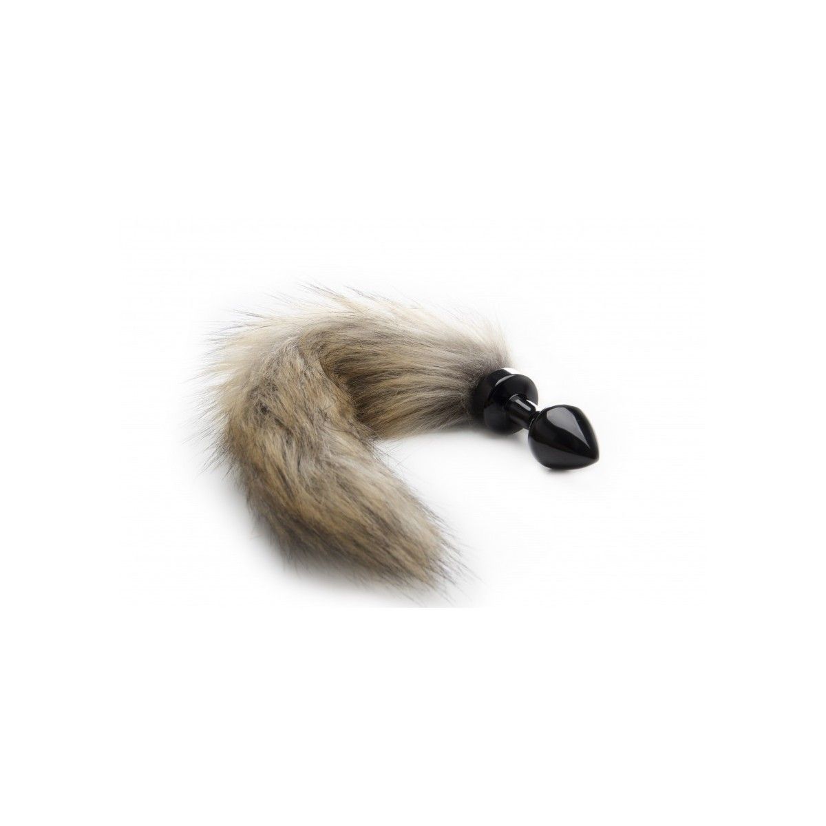 Plug con coda Fox Tail Buttplug - Black