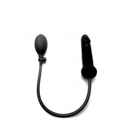 Fallo gonfiabile Silicone Dong nero Ouch! Fallo gonfiabile Silicone Dong nero Ouch!