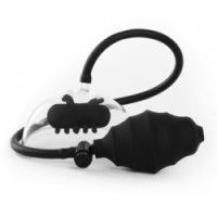 Pompa vaginale vibrante Pussy Pump nera