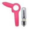 Anello pene vibrante stimola clitoride rosa Anello pene vibrante stimola clitoride rosa