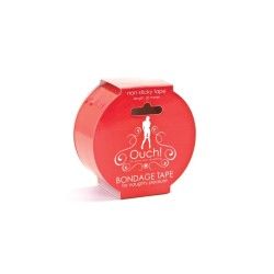 Nastro BDSM non adesivo rosso 20 mt Nastro BDSM non adesivo rosso 20 mt
