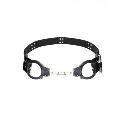 Cintura BDSM con manette e mini vibratore Cintura BDSM con manette e mini vibratore