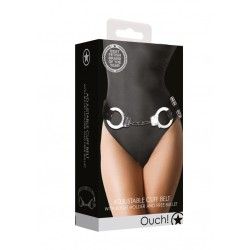 Cintura BDSM con manette e mini vibratore Cintura BDSM con manette e mini vibratore