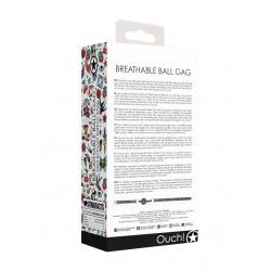 Ball Gag traspirante Old School Tattoo nera Ball Gag traspirante Old School Tattoo nera