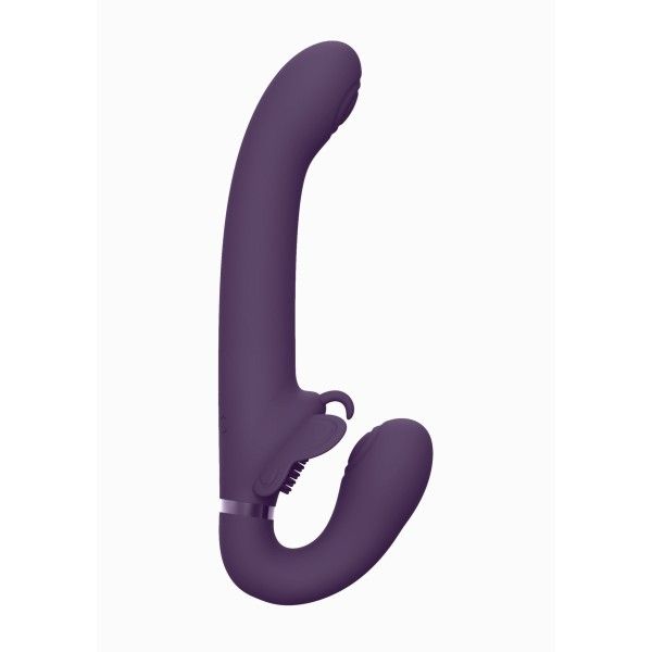 Vibratore strapon indossabile Satu viola