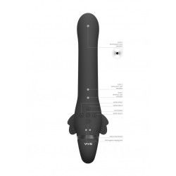 Vibratore strapon indossabile Satu nero Vibratore strapon indossabile Satu nero
