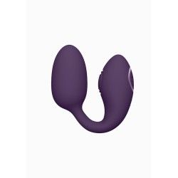Vibratore Doppio Punto G e Clito Aika Viola Vibratore Doppio Punto G e Clito Aika Viola